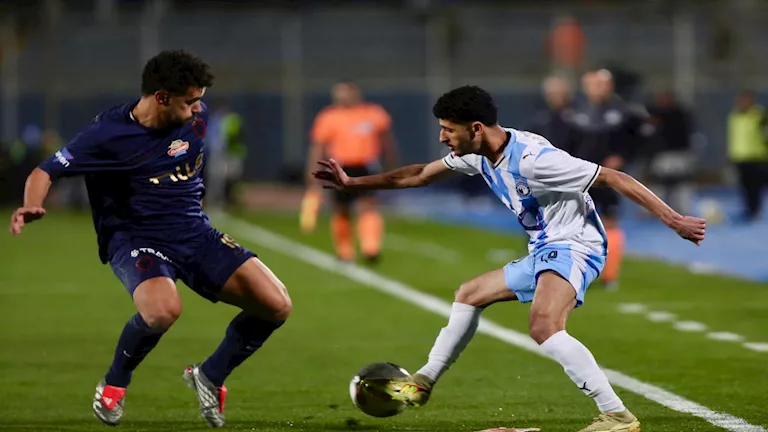 ملخص شوط الزمالك وبيراميدز الأول في قمة الدوري المصري