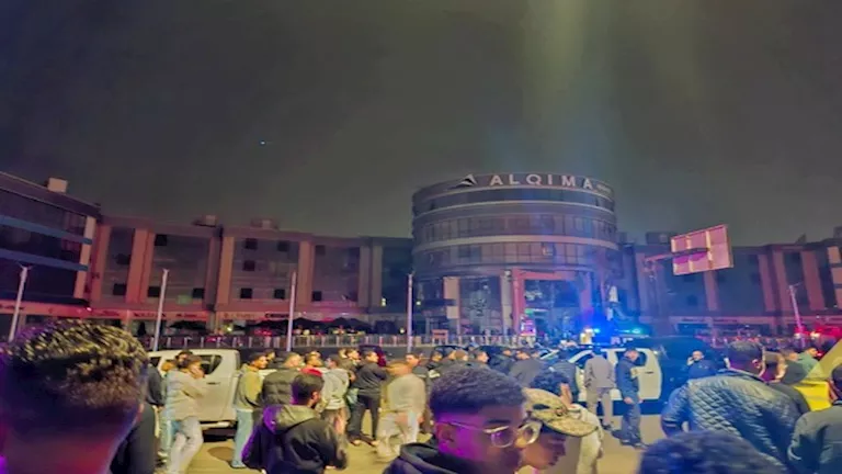 صور من قلب انفجار دمياط الجديدة