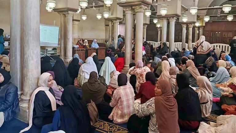جانب من ملتقى رمضانيات نسائية بالجامع الأزهر