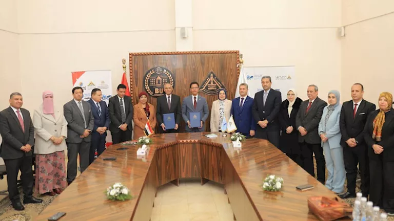 مصر – بروتوكول تعاون بين جامعة بنها والمعهد القومي للبحوث لتبادل الخبرات العلمية