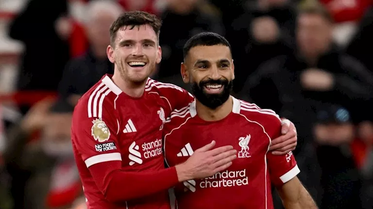 رسالة محمد صلاح لزميله روبرتسون