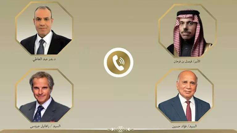 وزير الخارجية يجري اتصالا مع نظيريه السعودى والعراقي