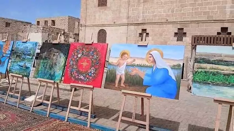 ختام فعاليات ملتقى جبل الطير الدولي للفنون بالمنيا