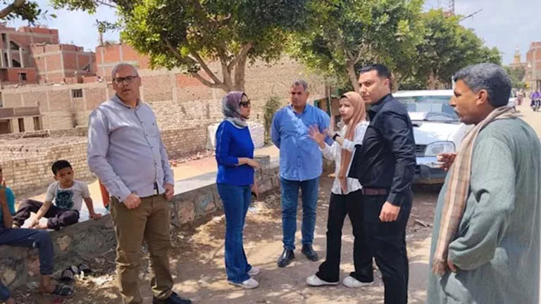 نائب محافظ القليوبية تفحص خدمات البنية الأساسية ببنها (صور)