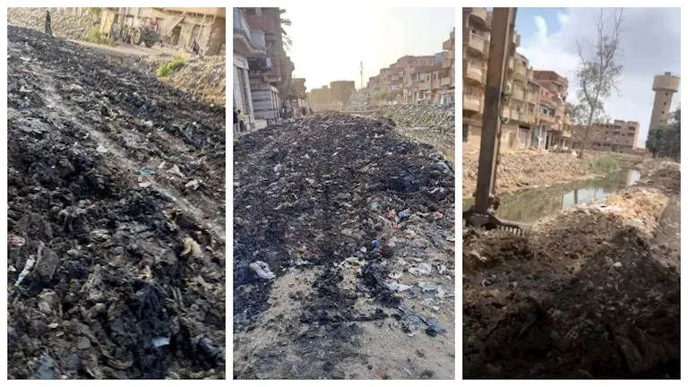 روائح كريهة وأمراض بعد إلقاء نواتج الكراكات في شوارع الشرقية