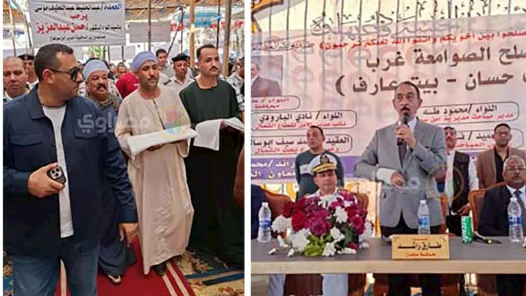 بحضور المحافظ وقيادات تنفيذية.. الصلح يُسدل الستار على نزاع دموي بالصو