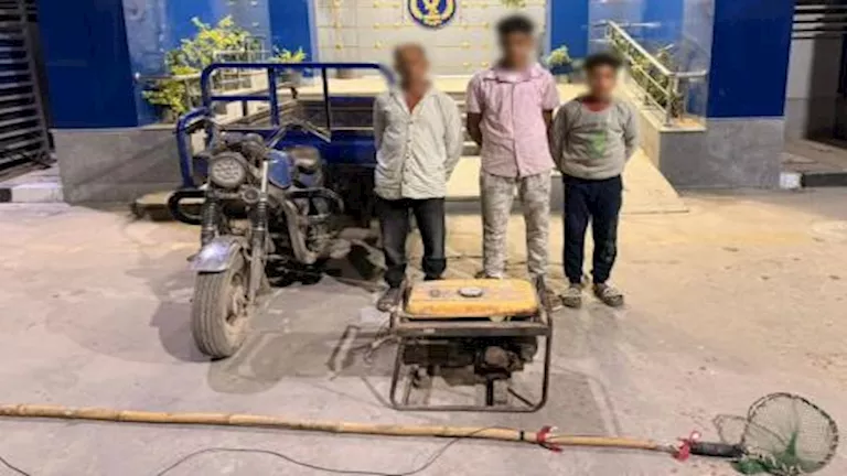 ضبط 3 أشخاص لصيدهم الأسماك بالصعق الكهربائي في الفيوم