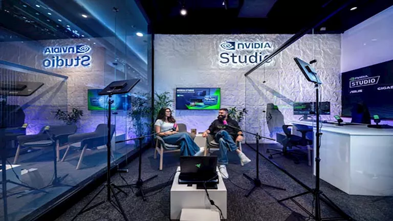 إنفيديا جيفورس للشرق الأوسط وشمال أفريقيا تفتتح مساحة NVIDIA Studio في