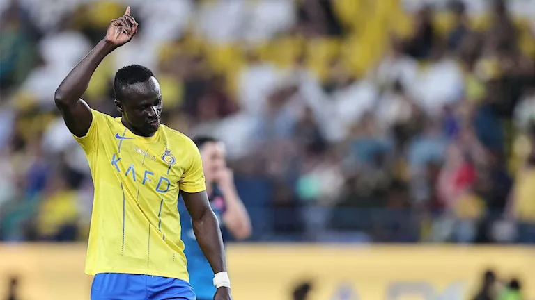 تقارير تكشف موقف ساديو ماني لاعب النصر من المشاركة أمام أهلي جدة