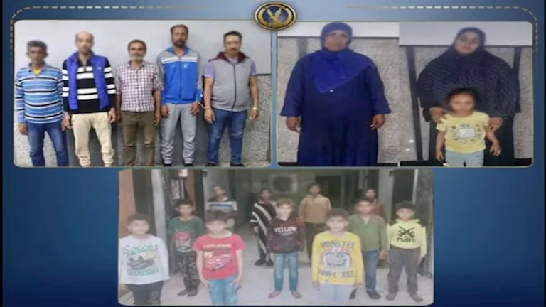 مصر – تم اكتشاف شبكة لاستغلال الأطفال في التسول وتسول المارة بالجيزة