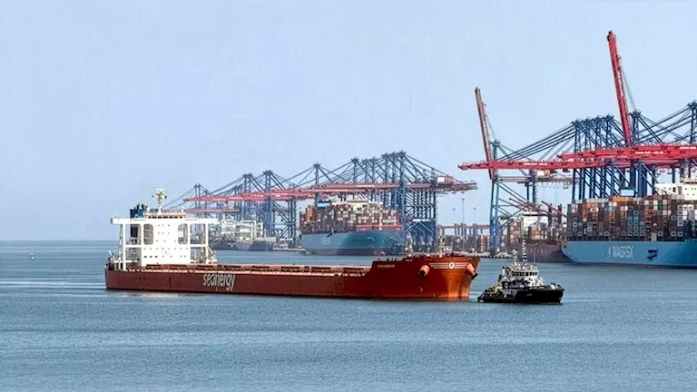 مصر – السفينة MV PAROSHIP تصل شرق بورسعيد.. أكبر سفينة للصب الجاف ترسو بميناء