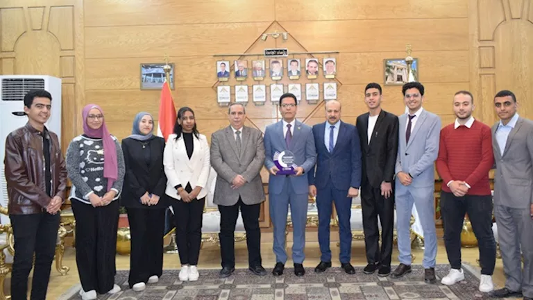 طلاب جامعة بنها يحققون المركز الثاني في مؤتمر ومعرض “مصر للطاقة للمهني