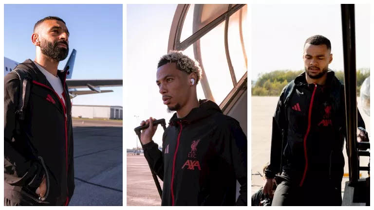 بينهم محمد صلاح.. بعثة ليفربول تصل إلى فرنسا لمواجهة باريس سان جيرمان