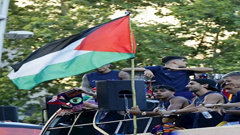 بعد احتفاله بعلمهم.. رسالة من الاتحاد الفلسطيني لـ لامين يامال