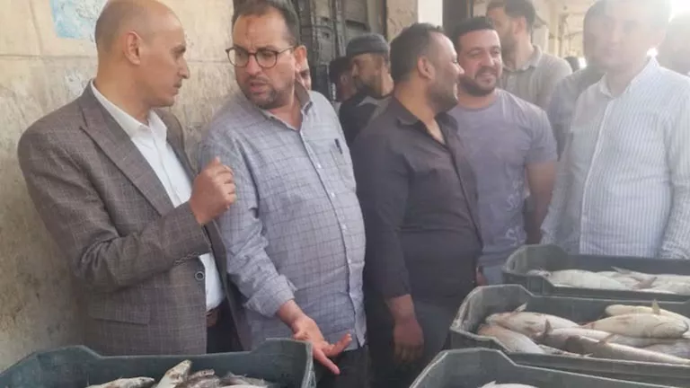 مصر – حملة تموينية تضبط 1500 كيلو سمك بوري فاسد داخل بورصة كفر الشيخ