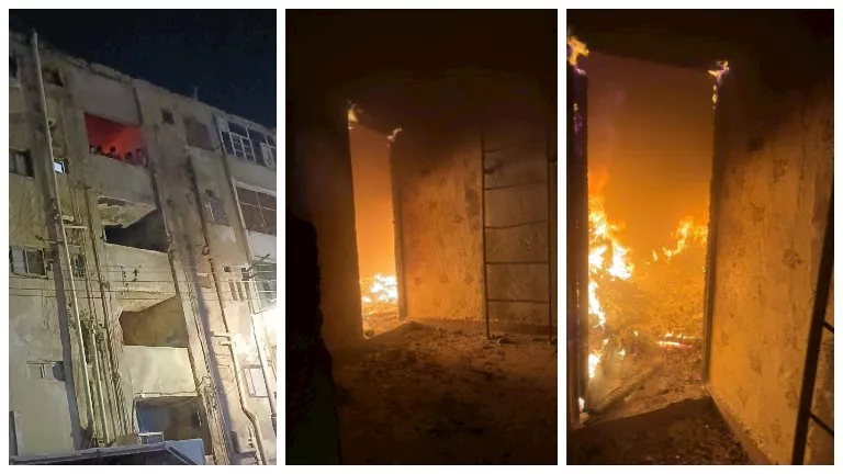 مصرع شقيقين أطفال في حريق شقة سكنية بالدقهلية