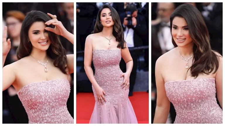 هدى الإتربي في مهرجان كان السينمائي الدولي 