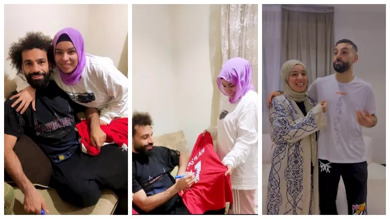 شقيقة محمد صلاح توجه رسالة خاصة له في وداعه
