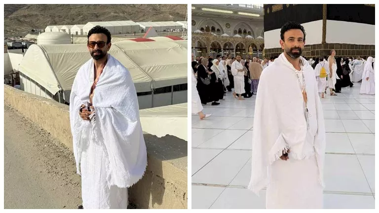 “أرزق كل مشتاق”.. إبراهيم فايق يؤدي مناسك الحج (صور)