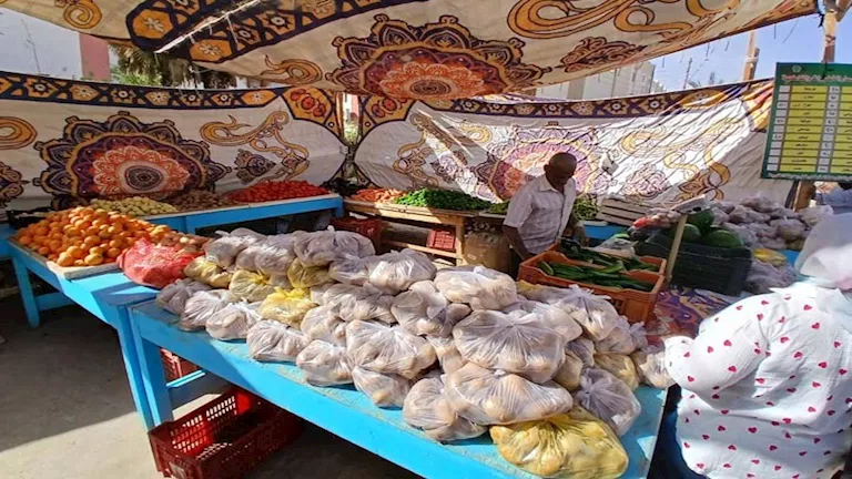 معرض اليوم الواحد بالخارجة يطرح السلع الغذائية والمنتجات البيئية بأسعا
