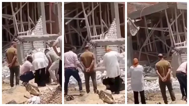 حقيقة واقعة تقبيل قدم رئيسة مركز بني مزار بالمنيا خلال حملة إزالة