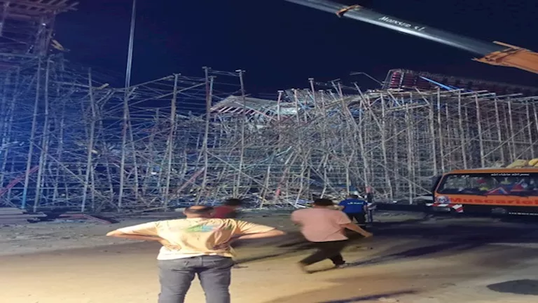 “شافوا الموت بعنيهم”.. لحظات الرعب في موقع إنشاء القطار السريع بأكتوبر