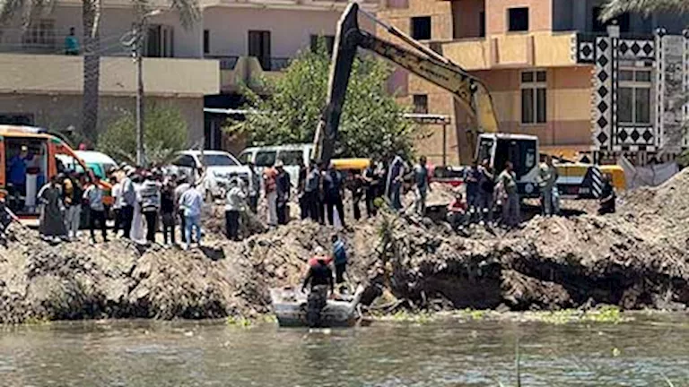 غرق سائق كراكة في ترعة الإسماعيلية بعد انقلابها أثناء أعمال التطهير