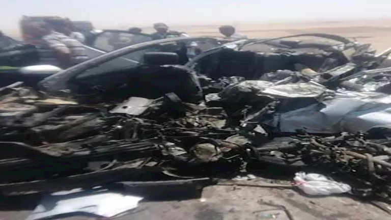 حادث على صحراوى المنيا  (1)