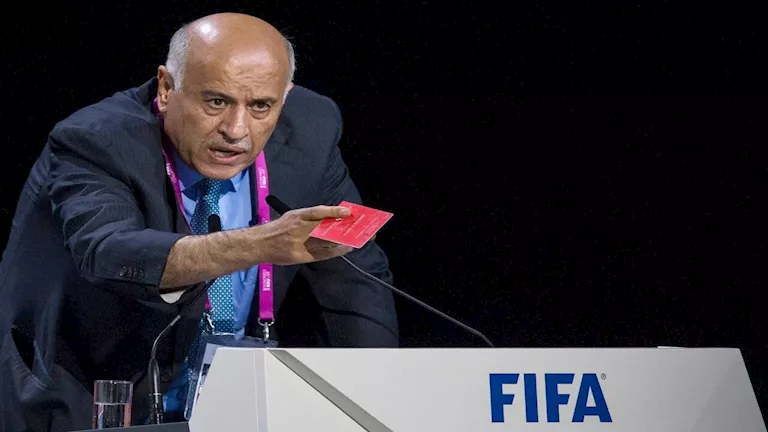 جبريل الرجوب رئيس الاتحاد الفلسطيني لكرة القدم