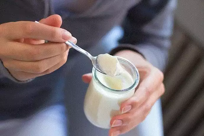 الزبادي بالكركم