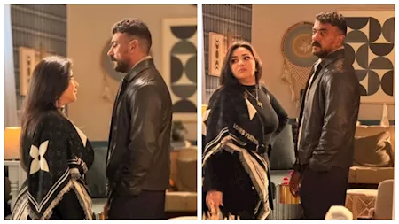 أحمد العوضي ورحمة محسن من كواليس علي كلاي