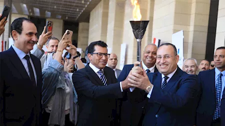 وزير التعليم العالي يطلق شعلة دورة الألعاب الأفريقية الثانية عشرة للجامعات