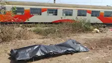 جثة على شريط السكة الحديد بالبدرشين