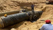 مياه الجيزة: عودة المياه تدريجيًا إلى شوارع الهرم