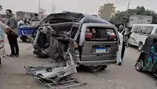 5 مصابين في  انقلاب سيارة سوزكى بطريق الفيوم 