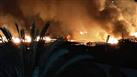 فيديو| اندلاع حريق في مستودع معدات بقاعدة تل هشومير وسط إسرائيل 