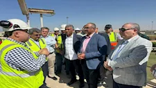 نائب وزير الإسكان يتفقد محطة معالجة الصرف الصحي بالجبل الأصفر 