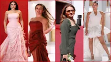 18 صورة .."فساتين من كل لون" نجمات الفن في ثامن أيام مهرجان الجونة 