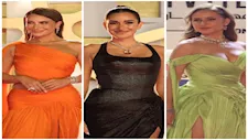 جريئة.. 25 صورة لنجمات تألقن بفساتين بفتحة ساق في الجونة