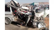 بالأسماء.. 9 مصابين في حادث تصادم ميكروباص على الطريق الصحراوي بالبحيرة 
