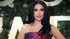 درة تتألق بالأحمر الناري.. كيف أطلت في أحدث ظهور؟