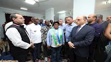 محافظ كفر الشيخ ووزراء زراعة أفارقة يتفقدون معرض أصناف الأرز بسخا (صور)