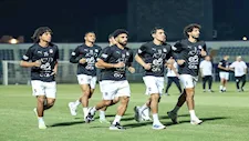 "غياب زيزو وإراحة صلاح".. 10 صور ترصد مران المنتخب استعدادا لمواجهة كاب