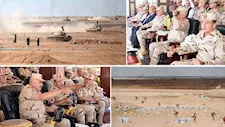 صور.. وزير الدفاع يشهد المشروع التكتيكي بجنود بالذخيرة الحية