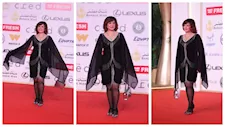 إلهام شاهين تخطف الأنظار بإطلالة جريئة في سابع أيام "القاهرة السينمائي"