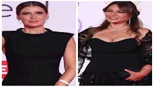 اللون الأسود يسيطر على ختام مهرجان القاهرة السينمائي.. من الأجمل؟