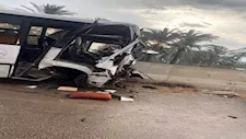 "عربية طوب دخلت في الباص".. 21 مصابًا بحادث تصادم بالبحيرة (صور)