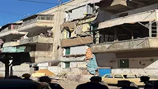 انهيار جزئي لعقار بشارع قصر النيل في القاهرة والحصيلة 3 مصابين