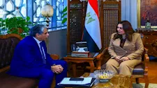 وزيرة التنمية المحلية تبحث تعزيز التعاون مع مركز سيداري للمشروعات البيئية