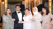 15 صورة لـ نجوم الفن في حفل زفاف ابنة نادية مصطفى وأركان فؤاد
